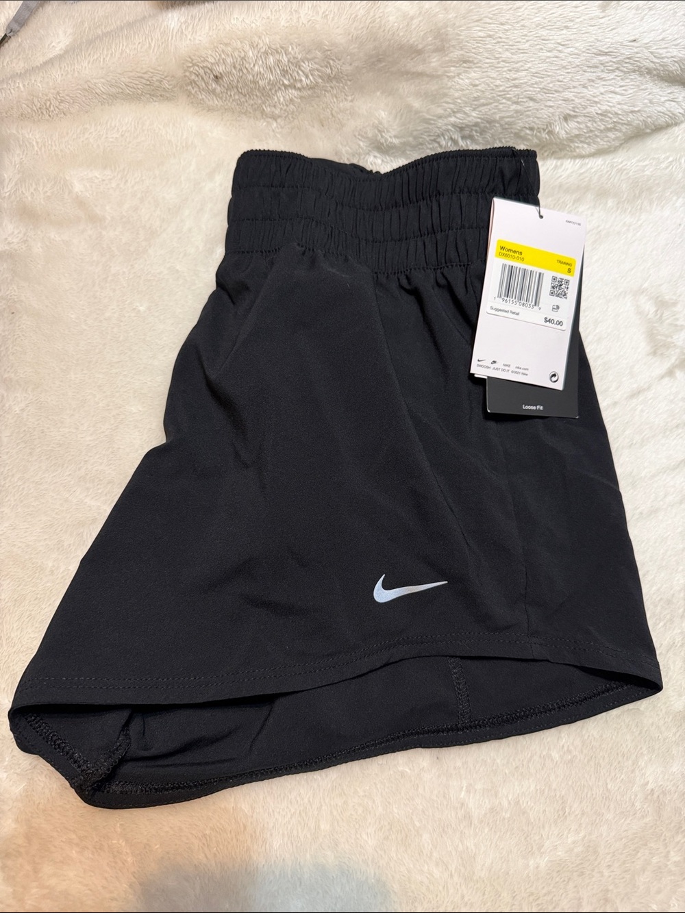 Nike Black Women’s Athletic Shorts with Built-In Liner